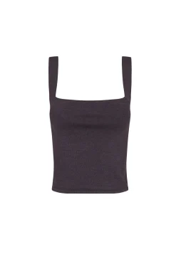 Nayla, blueberry knit top