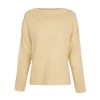 Nima, oversized jumper in alpaca, cashmere and ivory silk