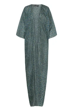 Nina, long ciro print jacket