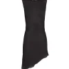 Nini, black silk mini dress