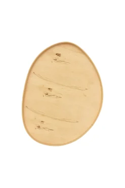 Oeuf, trays in orange wood
