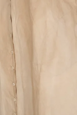 Ono, vestido camisero beige maltinto