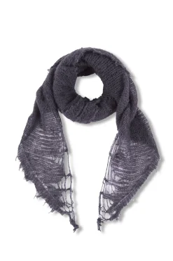 Onye, grey open knit bandana