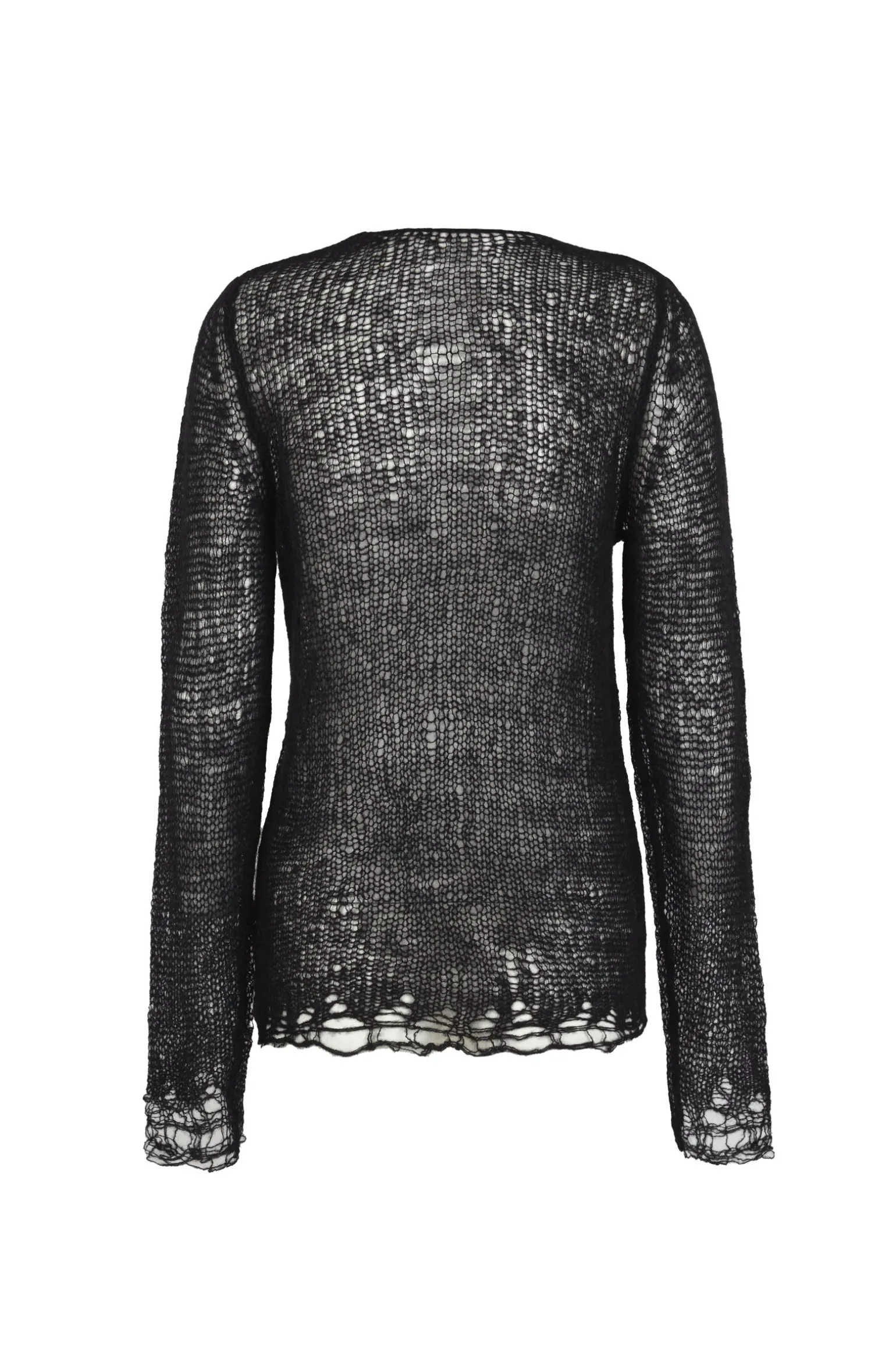 Onye, jersey en alpaca, seda y cachemir negro