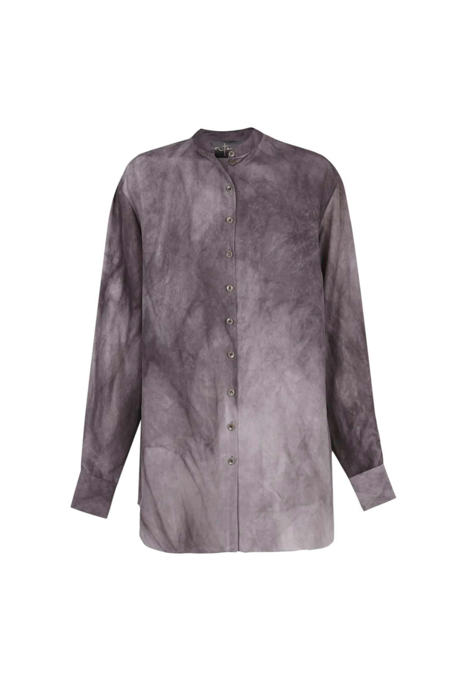 Park, lilac maltinto silk shirt