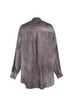 Park, lilac maltinto silk shirt