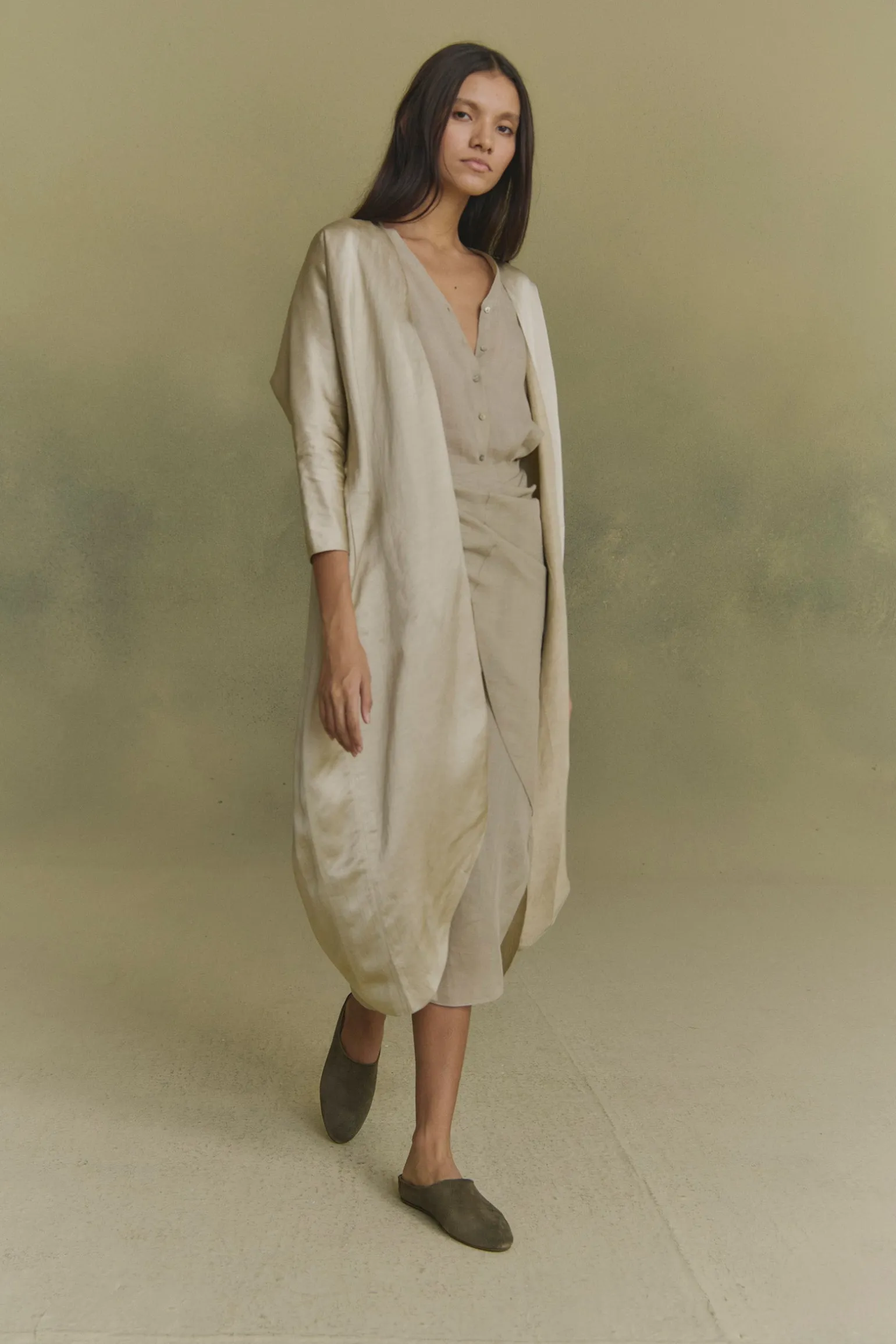 Paz, long nacar jacket