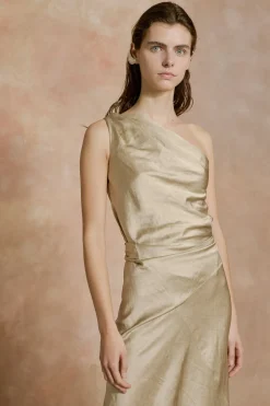 Paz, nacar long dress