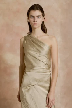 Paz, nacar long dress