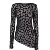 Pebbles, top in devore velvet
