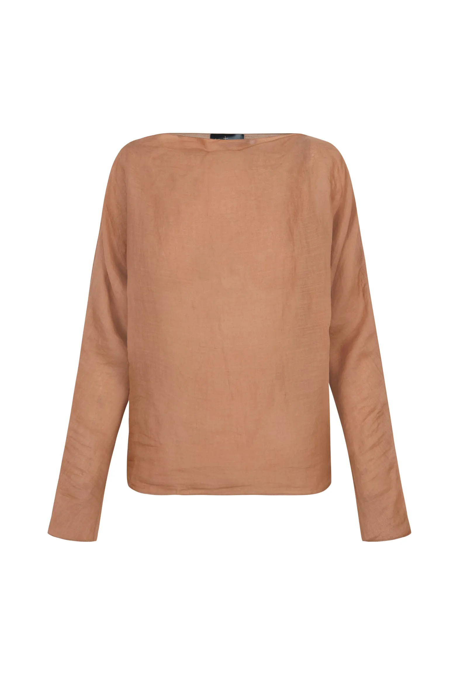 Pune, terracotta ramie top
