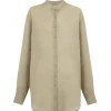 Raoul, sage green ramie shirt