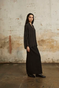 Rocio, silk shirt