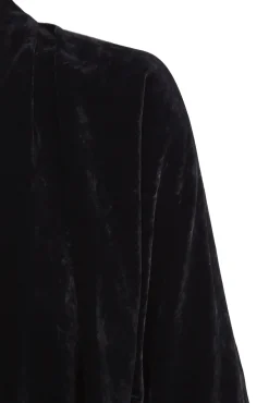 Roisin, black velvet jacket