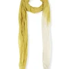 Ryo, two-tone acid yellow scarf