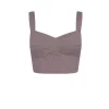 She, lavender bustier top