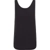 Simona, smoke gray linen and silk top