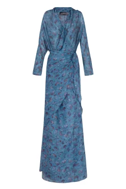 Sophia, isla print silk dress