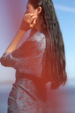 Sophia, isla print silk dress