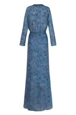 Sophia, isla print silk dress