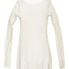 t de tul, ivoire pale silk tulle top
