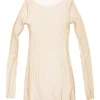 t de tul, tulle top champagne