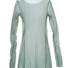 t de tul, tulle top vert fonce