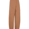 Tanami, terracotta linen and silk pants
