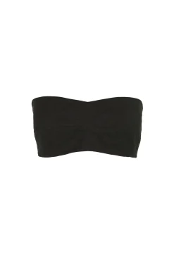 Turmalina, graphite bustier top