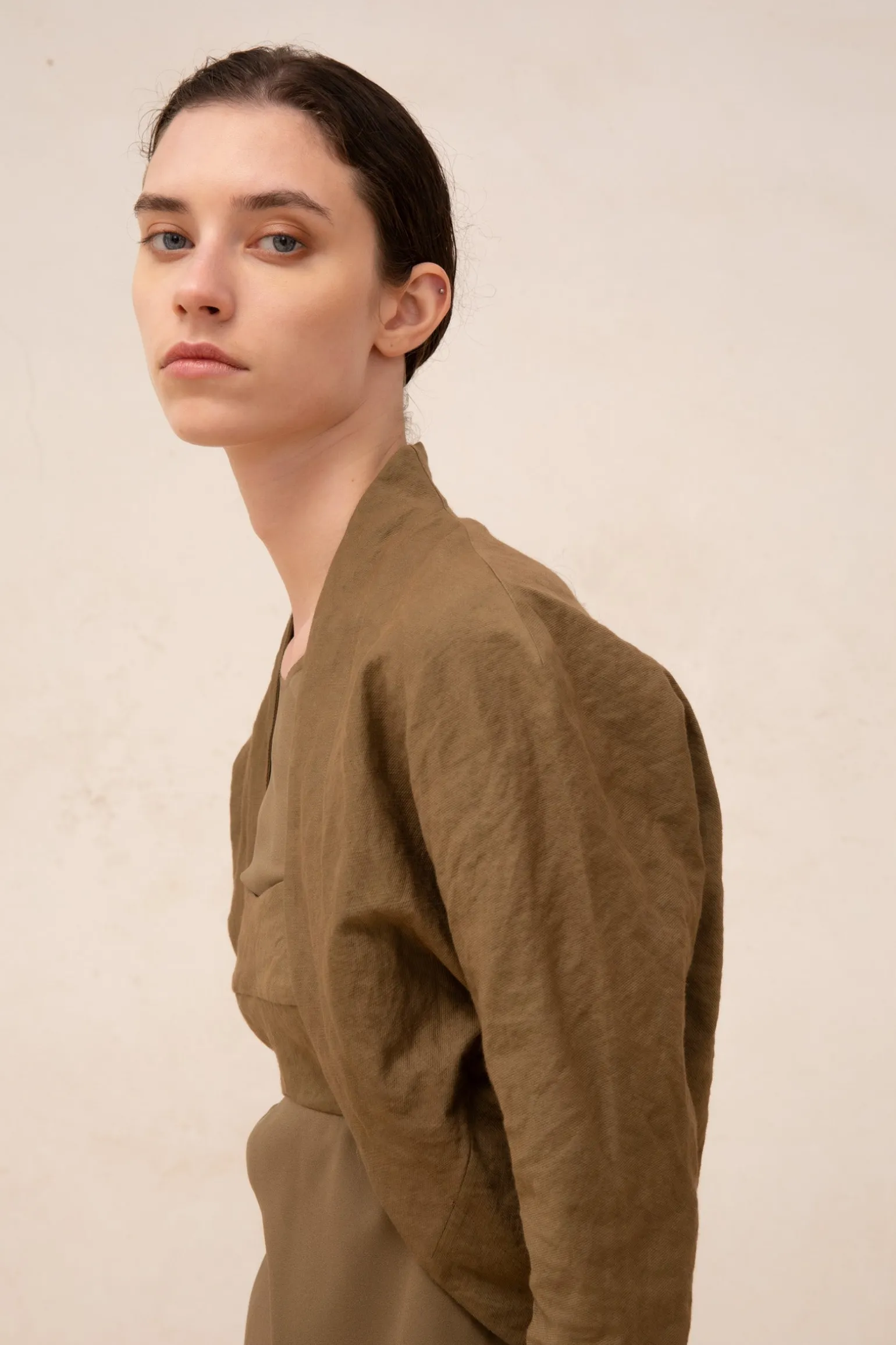 Turmalina, graphite short jacket