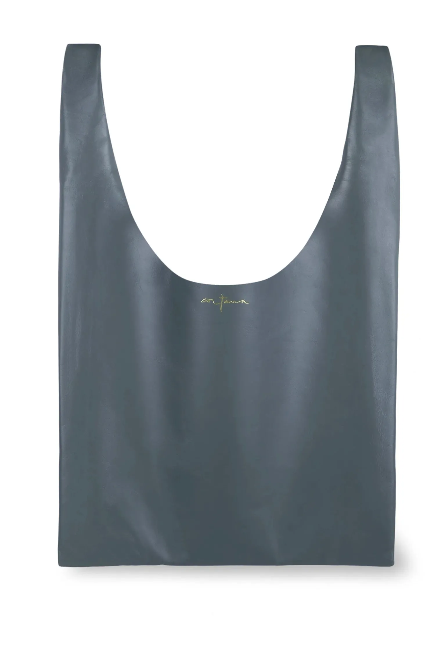 U S, small bag in anthracite gray leather
