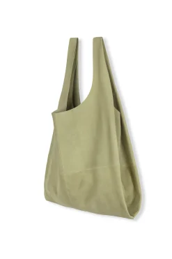 U XL, green suede bag