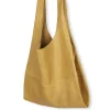 U XL, mustard leather bag