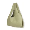 U XS, green suede bag