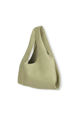 U XS, green suede bag