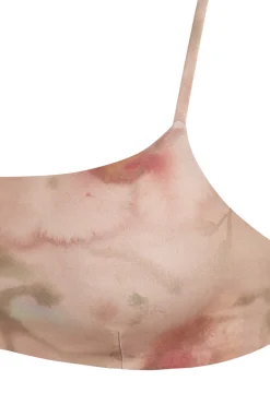 Umi, bandeau top rozu print