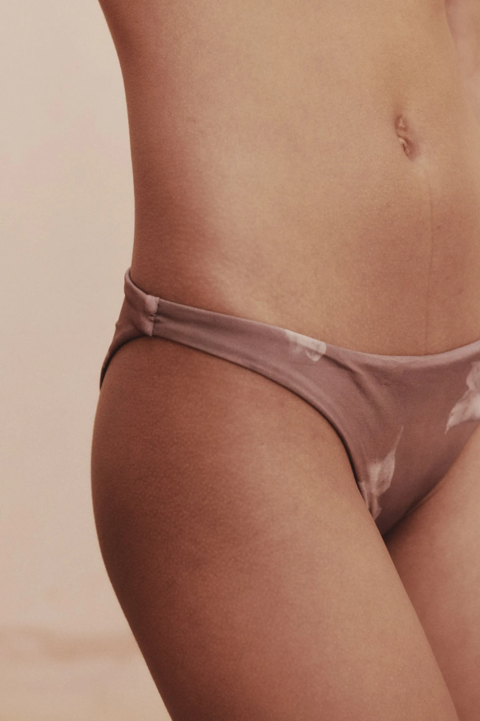 Umi, rozu print low bikini brief
