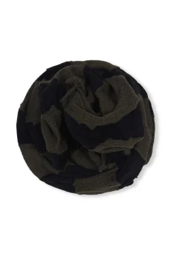 Winona, khaki and black tubular collar