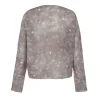Yo, ayaz print ramie top