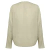 Yo, sage green ramie top