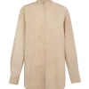 Yoko, fade beige poplin shirt