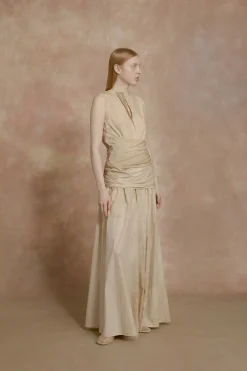 Yoko, fade beige top