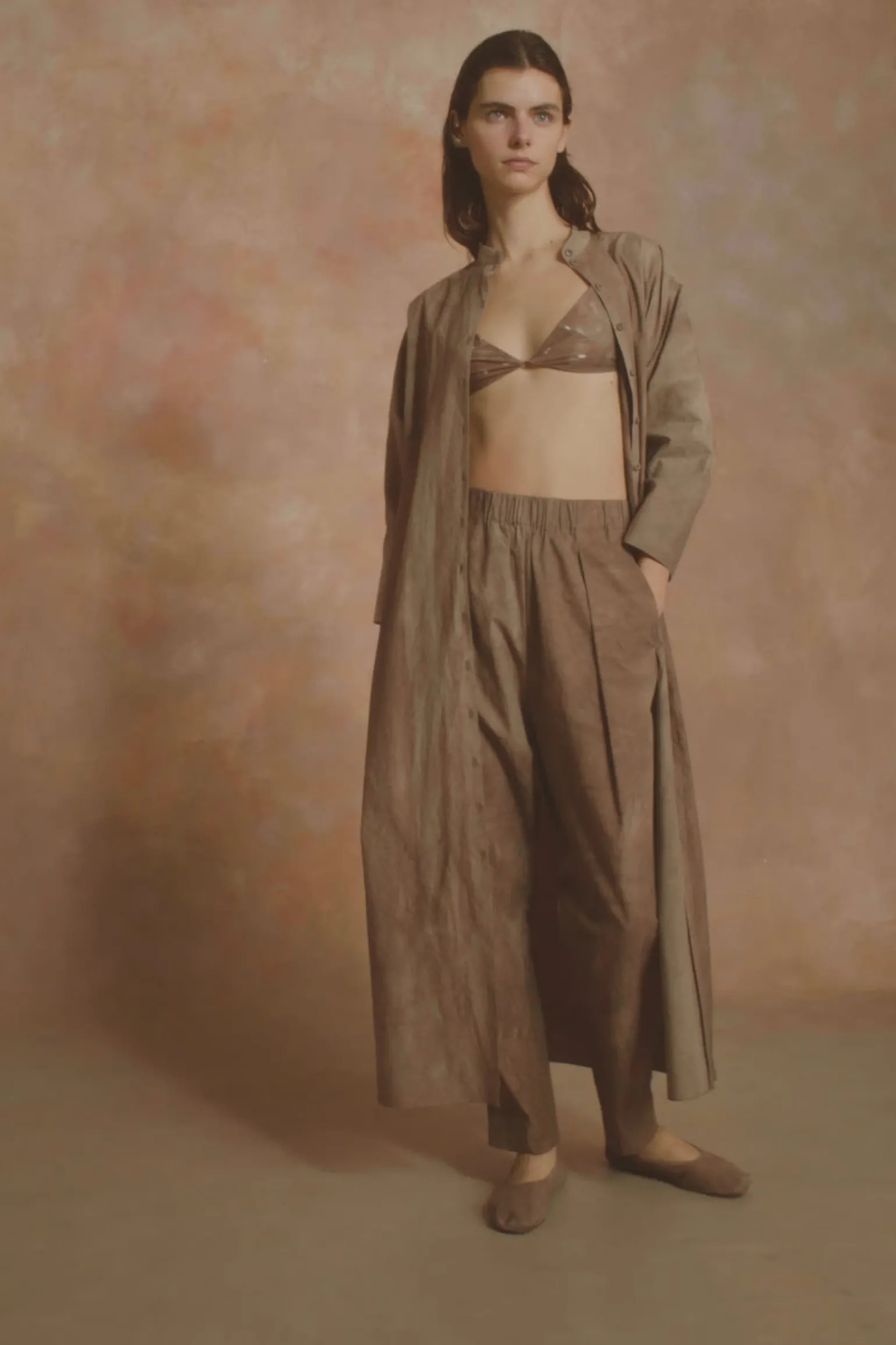 Yoko, fade cocoa pants