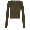 Zico, khaki baby alpaca and merino wool jumper