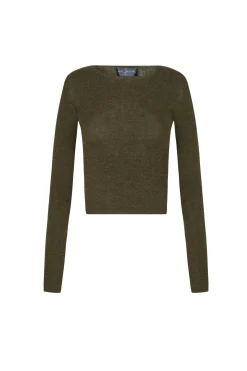 Zico, khaki baby alpaca and merino wool jumper