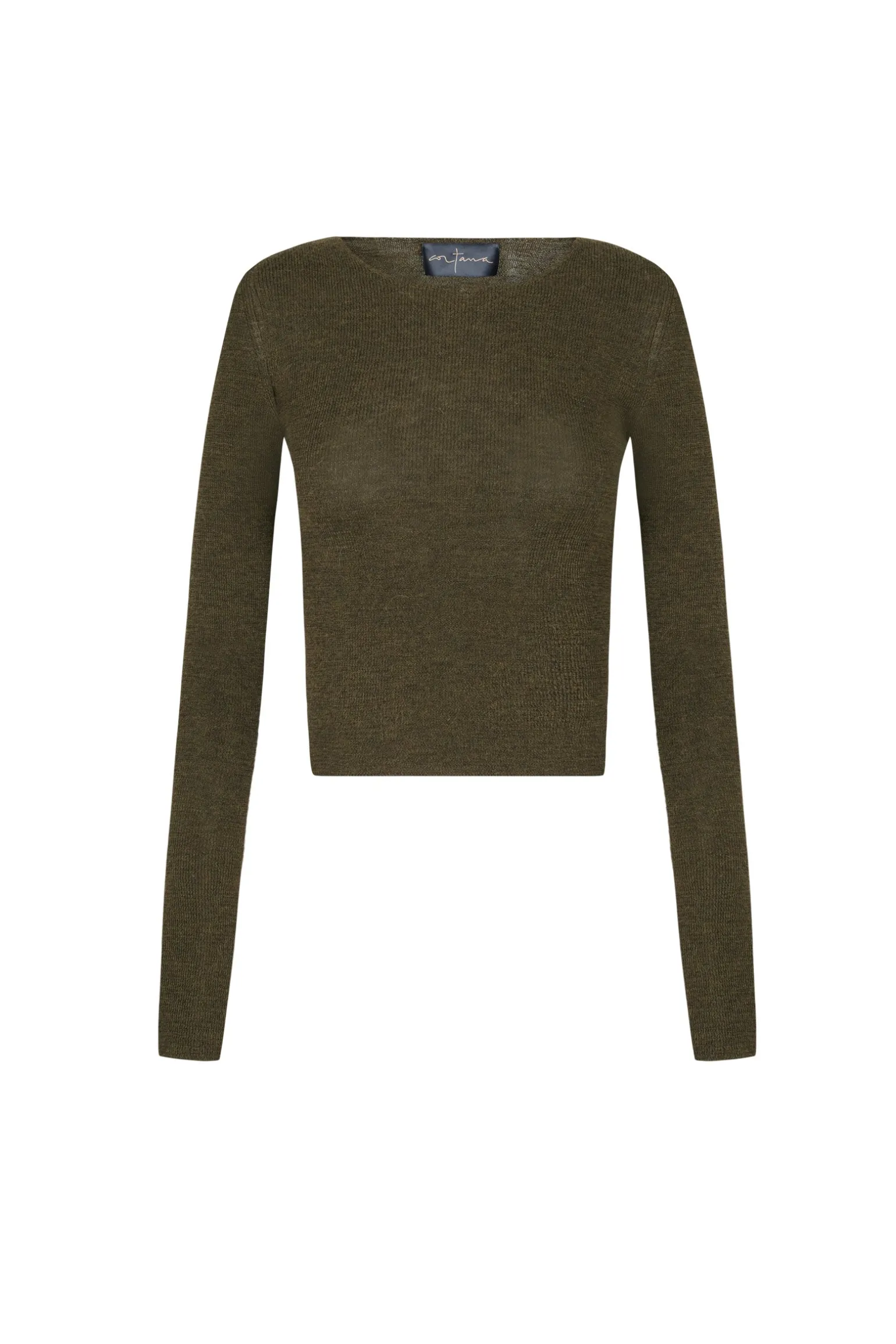 Zico, khaki baby alpaca and merino wool jumper