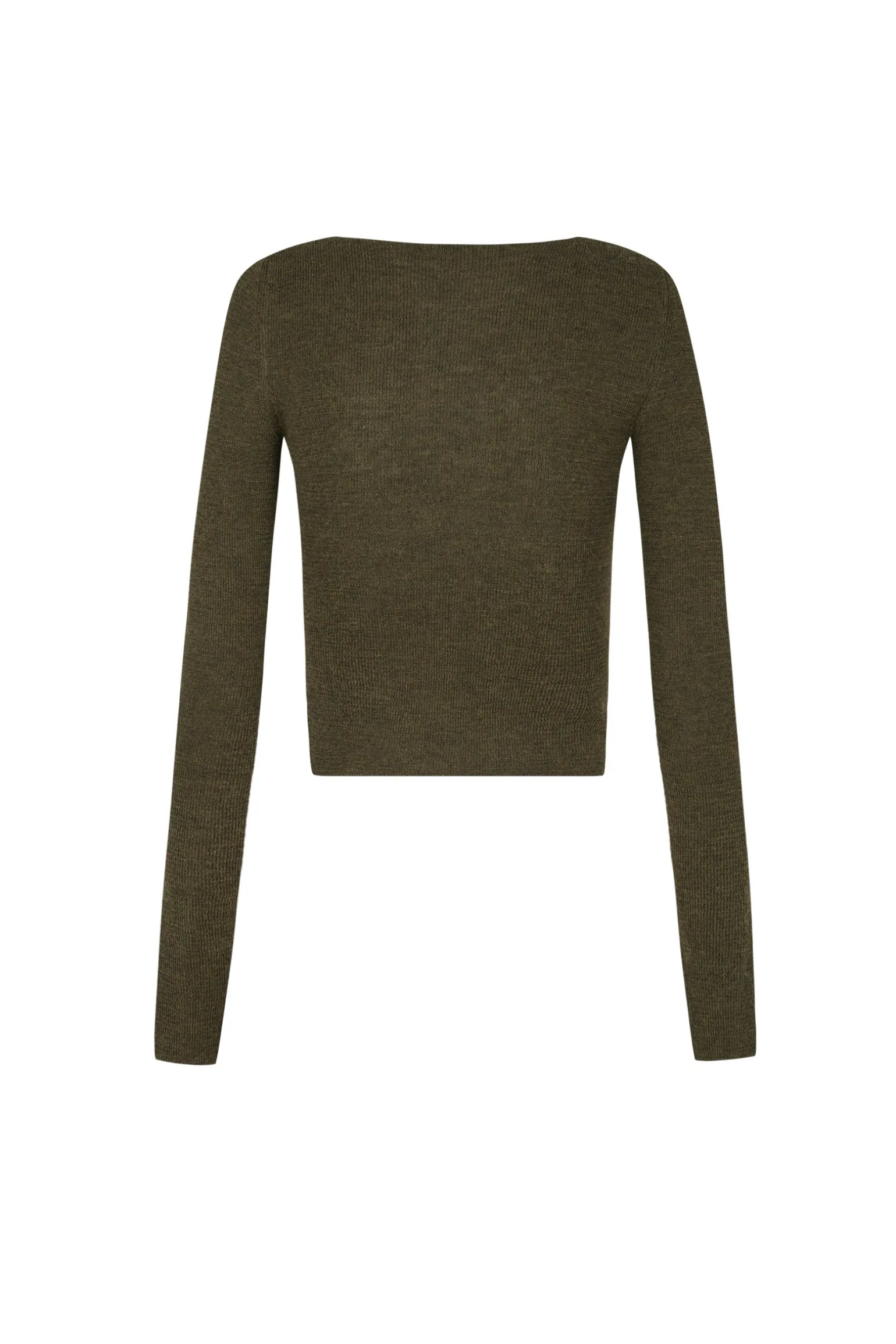 Zico, khaki baby alpaca and merino wool jumper